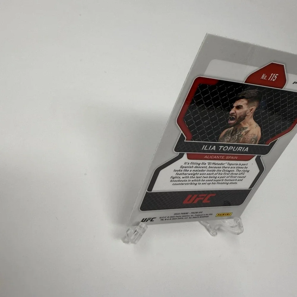 2022 Panini Prizm UFC #115 Ilia Topuria Rookie RC - Silver Prizm